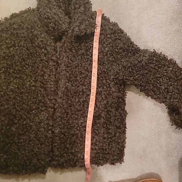 Philosophy green poodle coat sz med - Picture 6 of 11